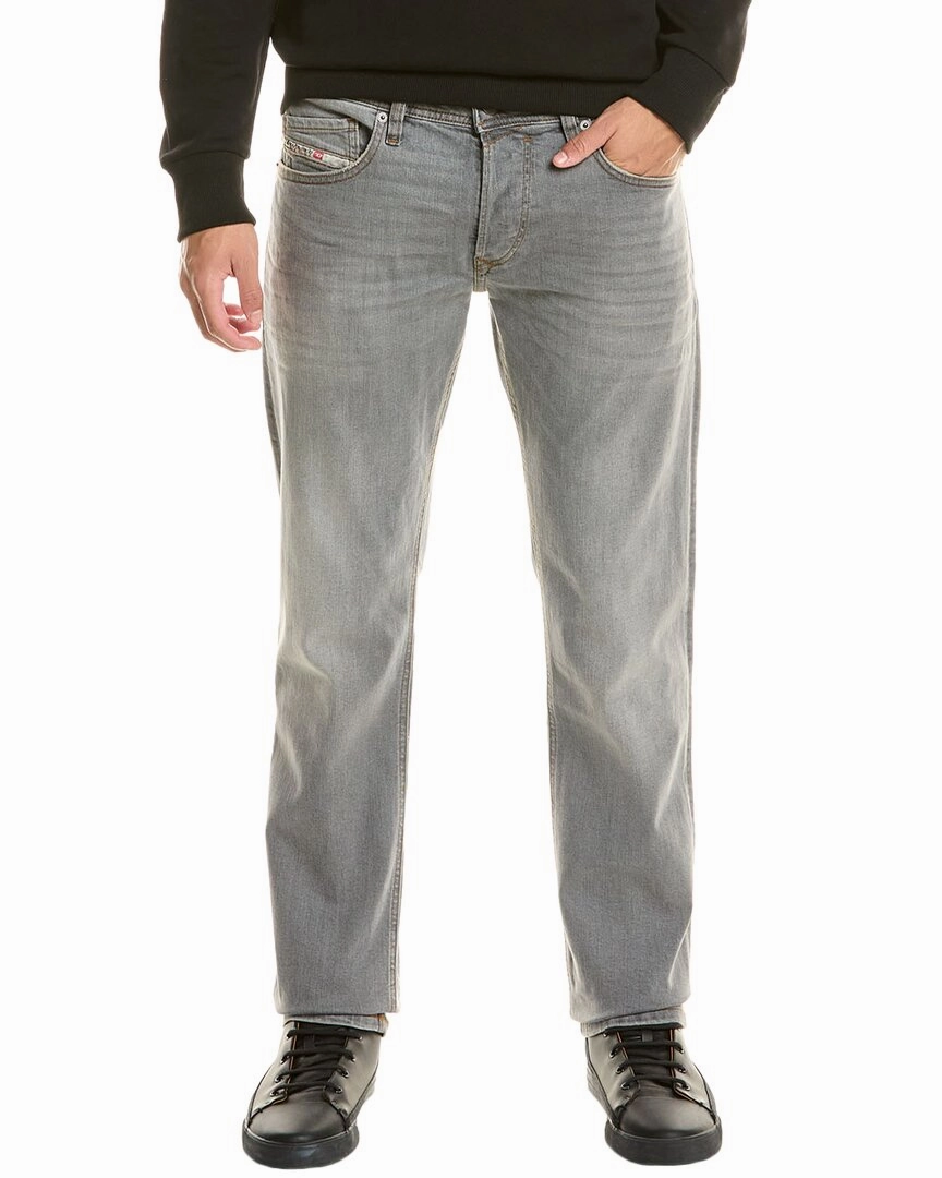 elastic waistband Diesel Safado Light Grey Straight Jean