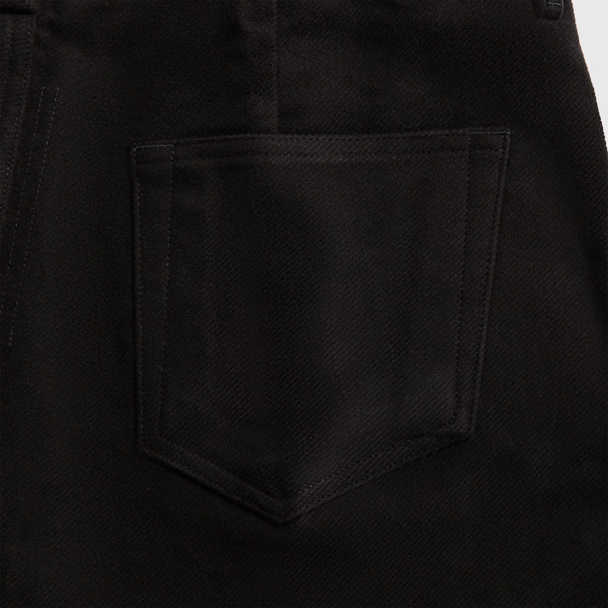 Rick Owens Geth Jeans - Black SeamlessPocketDesign