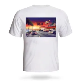 2025 Youth Beach Cruise White Anti-pilling StretchReinforcedArmholes