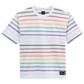 Vans 2023 Pride Stripe T-Shirt - White Active Wear weekday wear