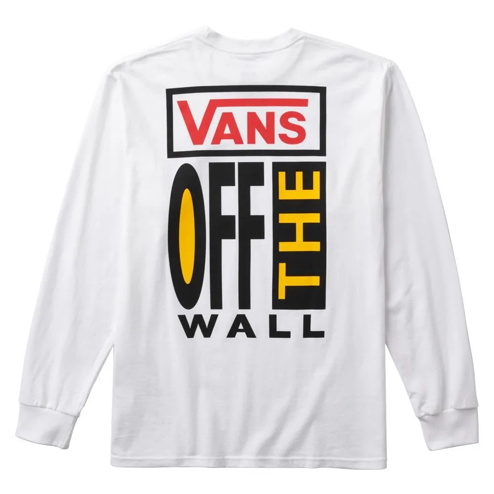 Animal print wildness Biodegradable Options Vans AVE Long Sleeve T-shirt - White