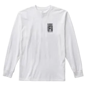 Vans AVE Long Sleeve T-shirt - White Stone Wash Process