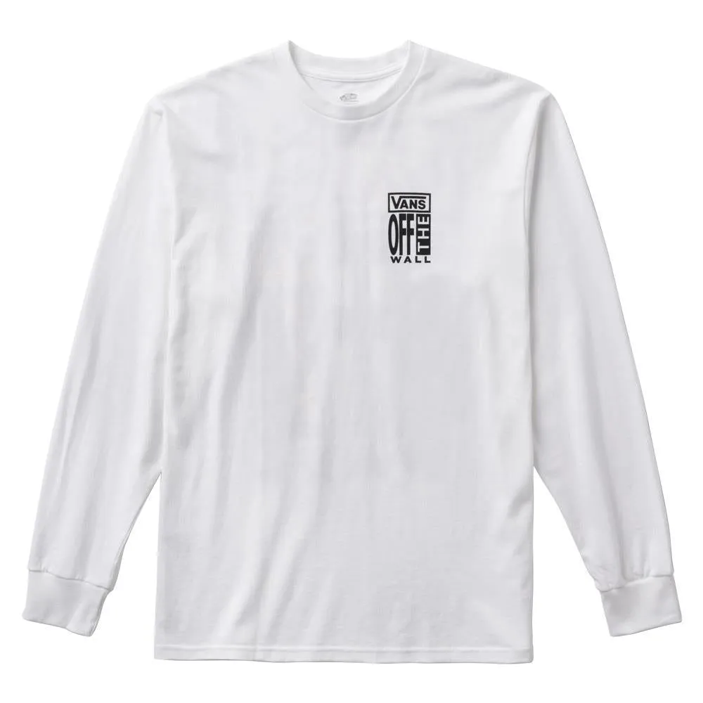 Vans AVE Long Sleeve T-shirt - White Stone Wash Process