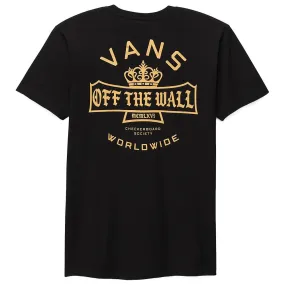 Vans Checkerboard Society T-shirt - Black Chill Style timeless