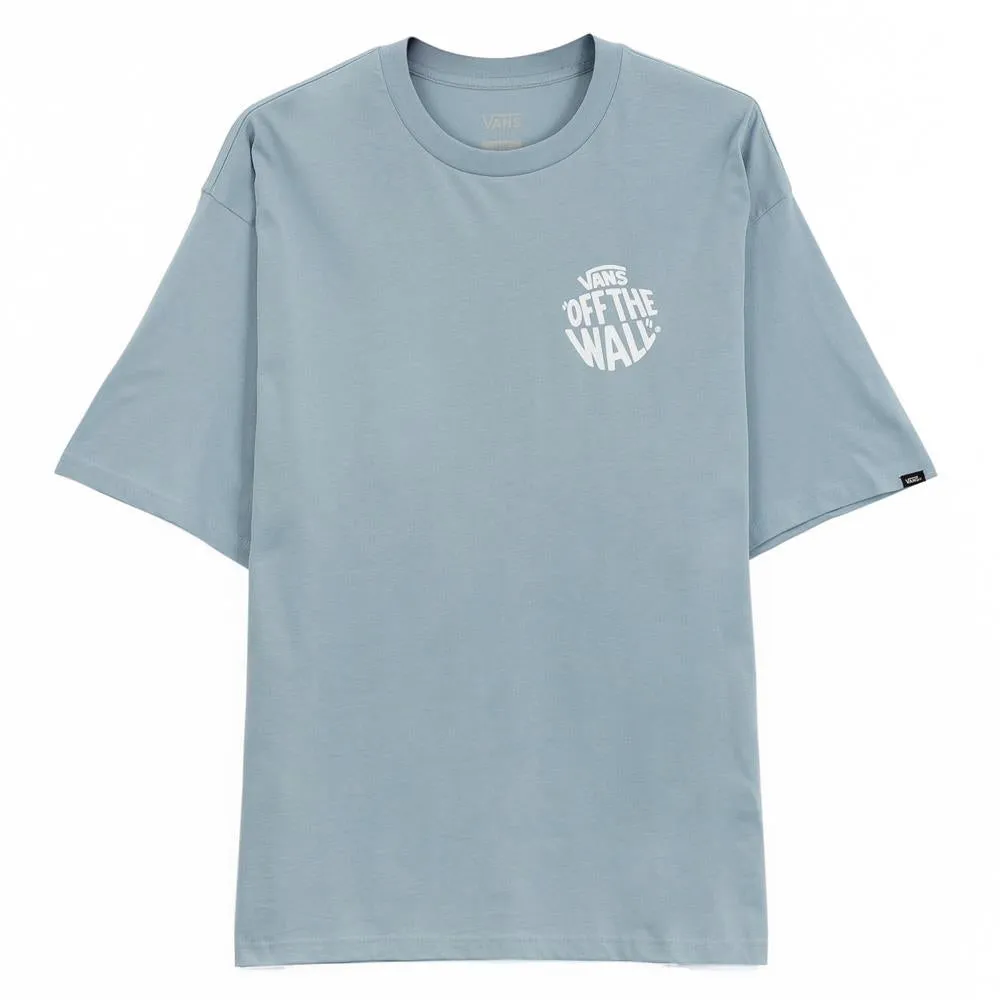 LayeredSleeveConstruction Vans Circle Loose Fit T-shirt - Dusty Blue