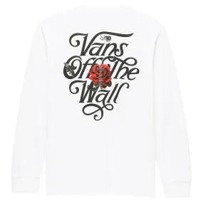Vans Composite Rose Long Sleeve T-shirt - White Daily Outfit