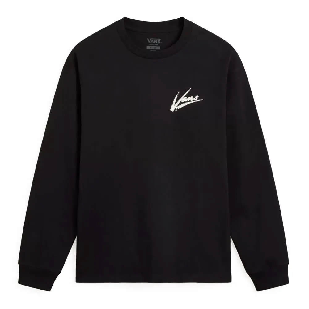 Layering Options Vans Dettori Loose Fit Long Sleeve T-shirt - Black/Marshmallow