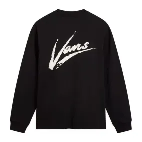 Vans Dettori Loose Fit Long Sleeve T-shirt - Black/Marshmallow Rayon blend Sun Protection