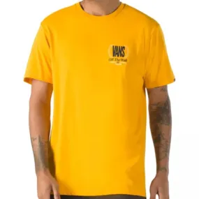 Cozy and Comfortable Vans Frequency T-Shirt - Saffron