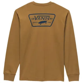 Retro Style Vans Full Patch Back Long Sleeve T-shirt - Kangaroo
