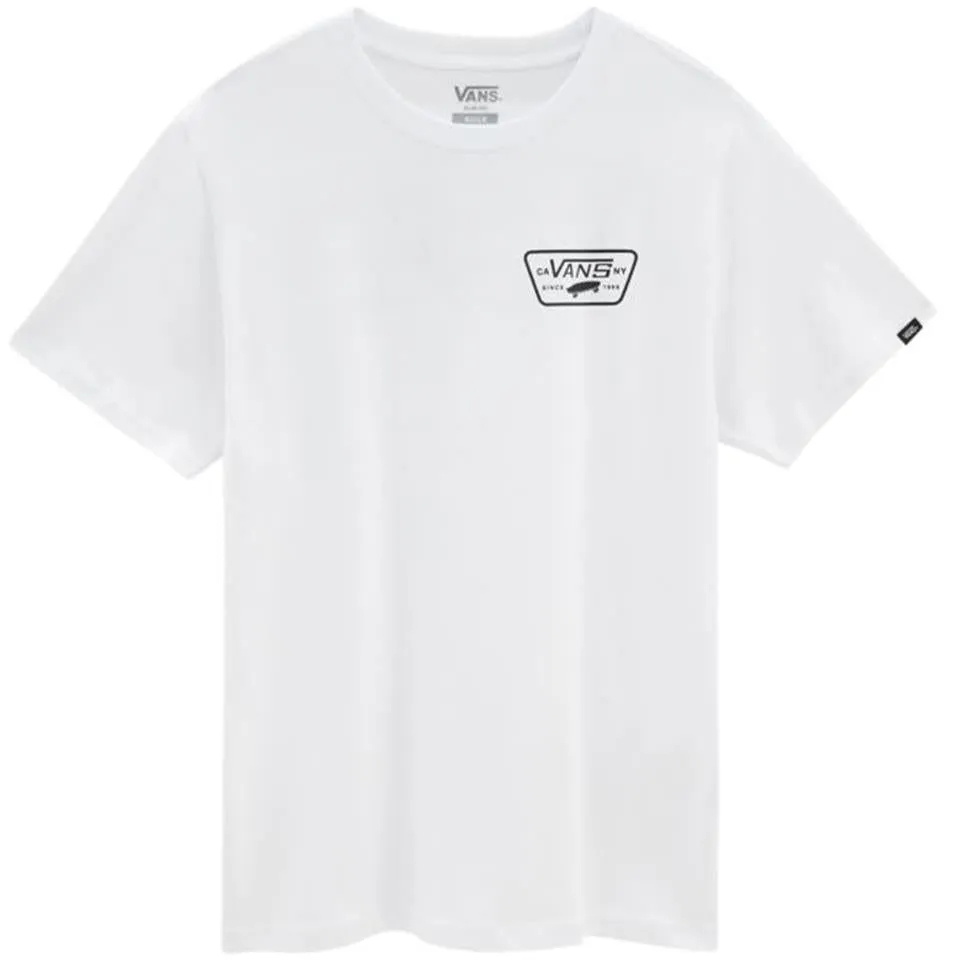Vans Full Patch T-Shirt - White/Black UV Protective Coating Fashion Must-Have