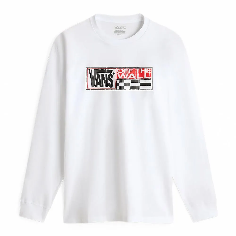 Vans Hi Stretch Long Sleeve T-shirt - White Wrinkle-Free Bold colors