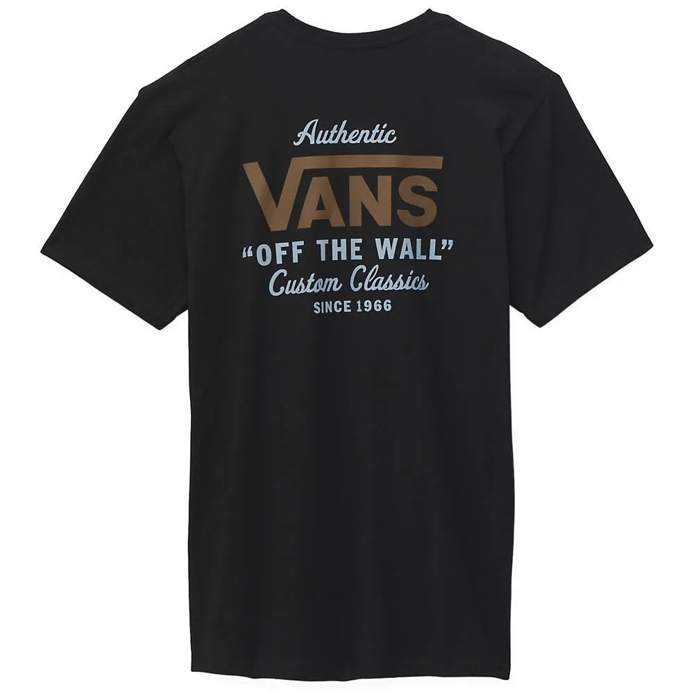 Vans Holder St Classic T-shirt - Black/Antelope LayeredHemDetails EnhancedDurabilityFinish