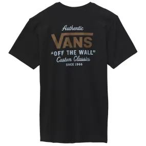 Sleeveless Temperature Control Fabric Vans Holder St Classic T-shirt - Black/Antelope