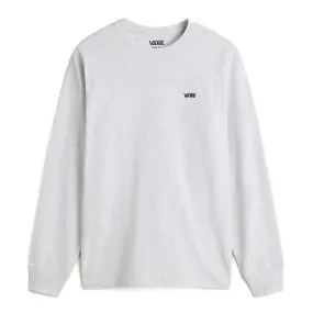 Perfect For Relaxing Vans Left Chest II Loose Long Sleeve T-shirt - Light Grey Heather