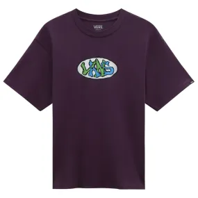 Vans Lopside T-shirt - Blackberry Wine Ultra Soft Blended Textile Trendy