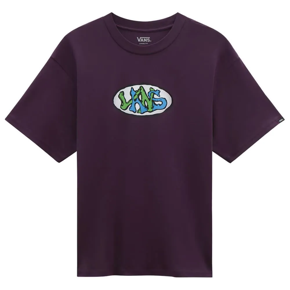 Premium Cotton Vans Lopside T-shirt - Blackberry Wine