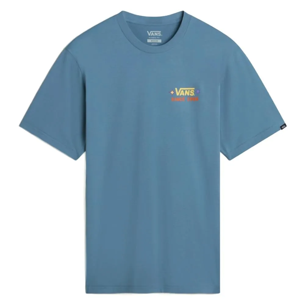 RibbedNeckBanding Vans Mind Out Classic T-shirt - Bluestone