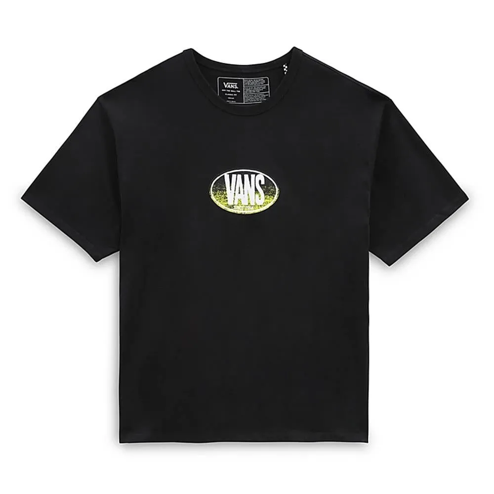 Simple and Comfortable Vans Off The Wall Gradient Loose T-Shirt  - Black