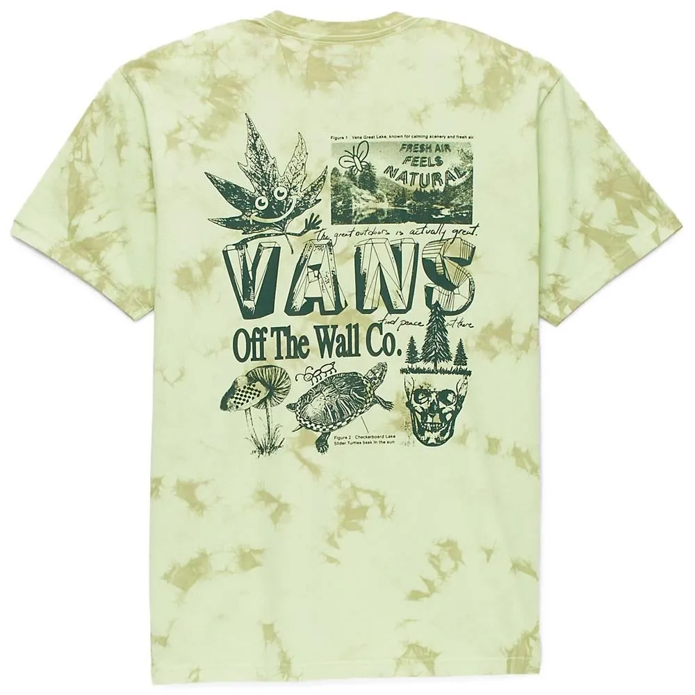 Vans Outdoors Tie Dye T-shirt - Shadow Lime Heavyweight Weave