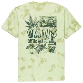Quick Dry Material Comfy Essentials Wear Vans Outdoors Tie Dye T-shirt - Shadow Lime