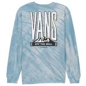 Vans Peaked Tie Dye Long Sleeve T-shirt - Blue Mirage BreathableMaterial Stylish Day Wear