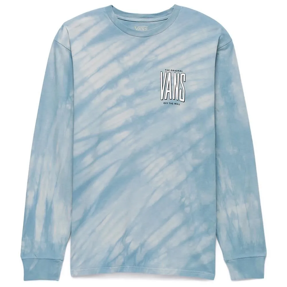 Vans Peaked Tie Dye Long Sleeve T-shirt - Blue Mirage Classic Chic Fresh Trend