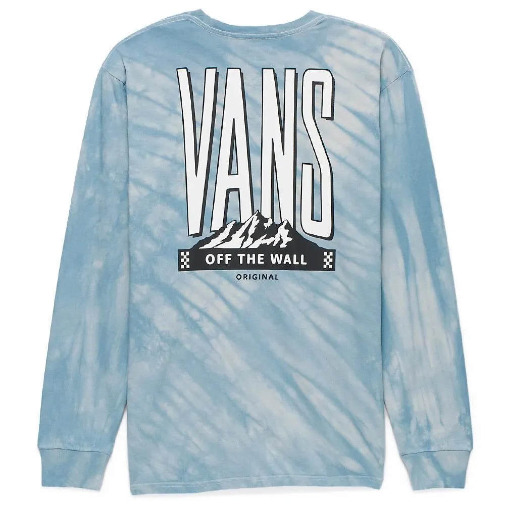 Vans Peaked Tie Dye Long Sleeve T-shirt - Blue Mirage Effortless Comfort Wear Bold Statement