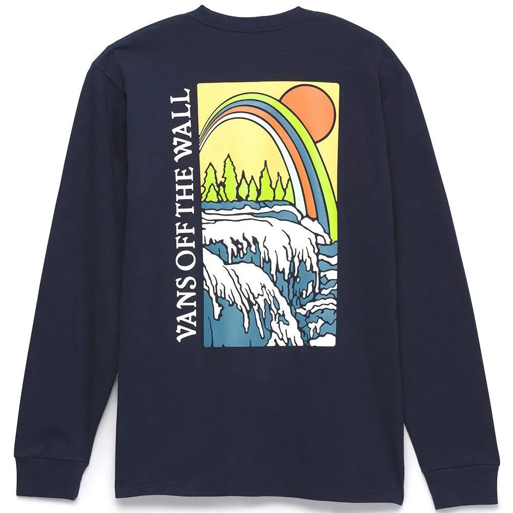 Vans Positive Vibes Scenic Long Sleeve T-Shirt - Navy Fit for Everyone