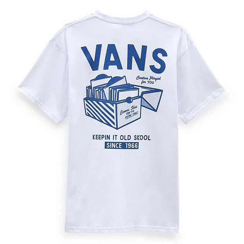 Comfortable Layer Vans Record Label T-Shirt - White