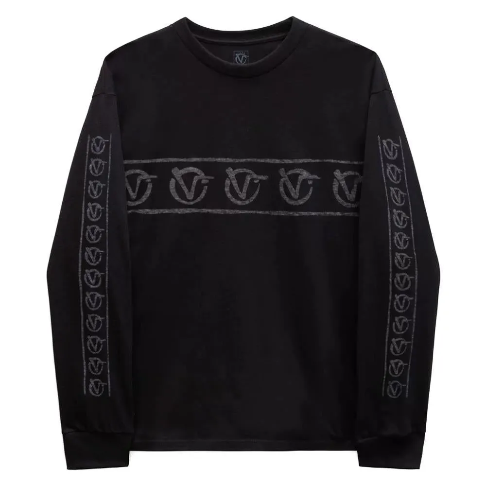 Washable Essential Fit Vans Rowan Zorilla Long Sleeve T-Shirt - Rozo Black