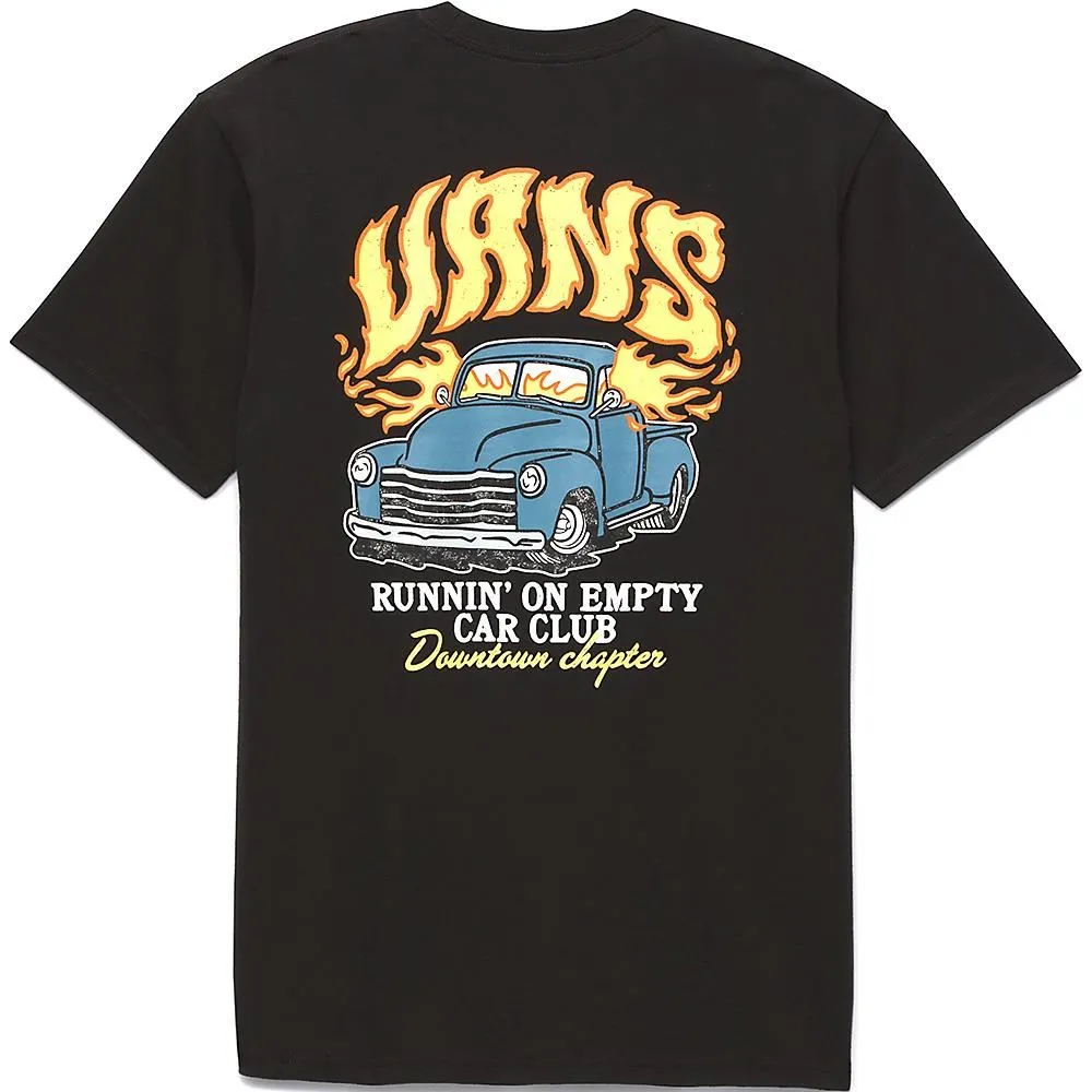 Vans Running On Empty T-Shirt - Black TemperatureRegulating Eco Friendly Dyes