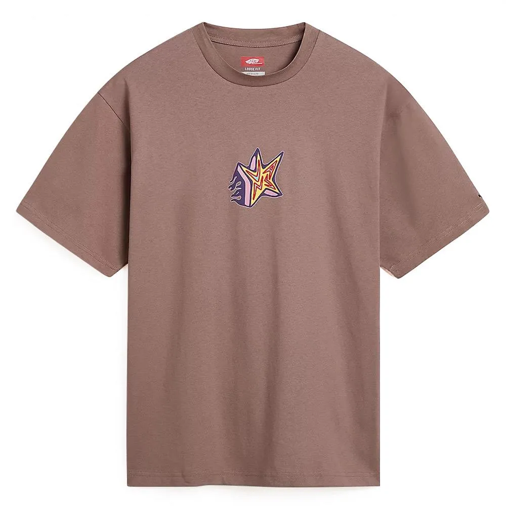 Comfy and Soft Modern Simplicity Vans Skate Star T-shirt - Deep Taupe