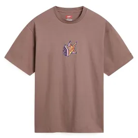 Comfy and Soft Modern Simplicity Vans Skate Star T-shirt - Deep Taupe