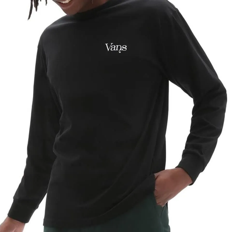 Vans Still Life Long Sleeve T-Shirt - Black Trendy Wearable warm weather