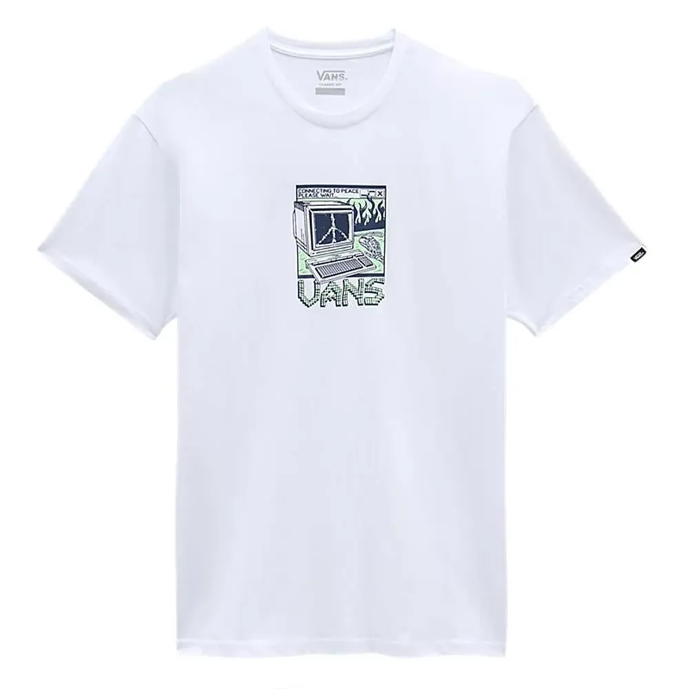 Vans Throwback Peace Machine T-Shirt - White soft fit Comfy Style