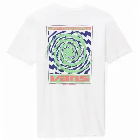 Vans Wormhole Warped T-shirt - White Seasonal Smart NoSideSeams