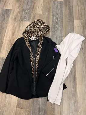 Heather Effect Finish Blazer By Peace Love World  Size: 12