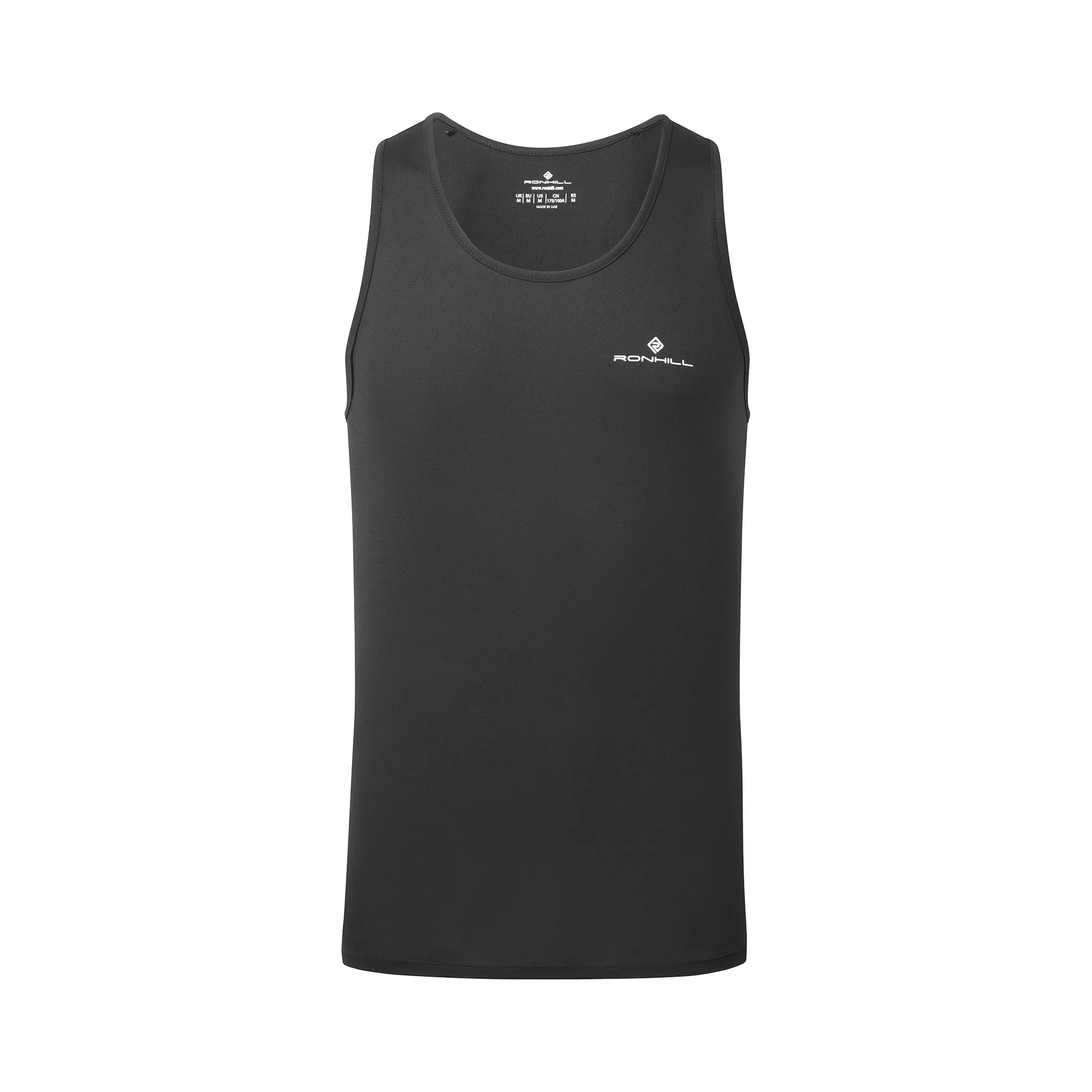 Ronhill | Men's Core Vest - Black/Bright White Outdoor Comfort all - terrain