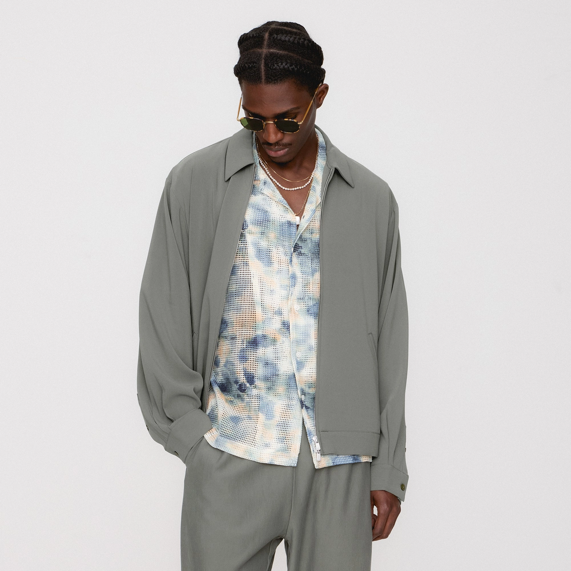 Slim Tailored Kith Connor Blouson Jacket - Rhizome