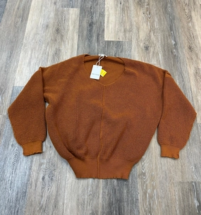 Sweater By Heyson In Orange, Size: L Ultrasoft Inner Lining NonIrritatingEdges