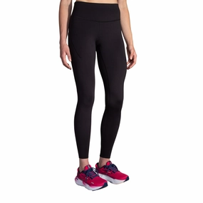 Brooks | Women's Spark Tight - Black Wrinkle-Free Adventure