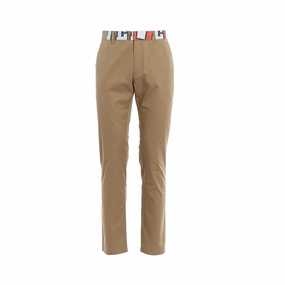 Fade Resistant Wash Clean Vibe Versace Compilation Chino Men's Trousers