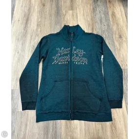 EasyCareMaterial Trendy Shirt Sweatshirt Collar By Harley Davidson In Green, Size: M