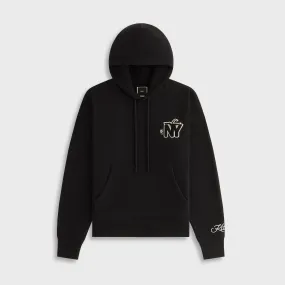 product fleece lining warmth Kith Women Jane II NY Apple Hoodie - Black