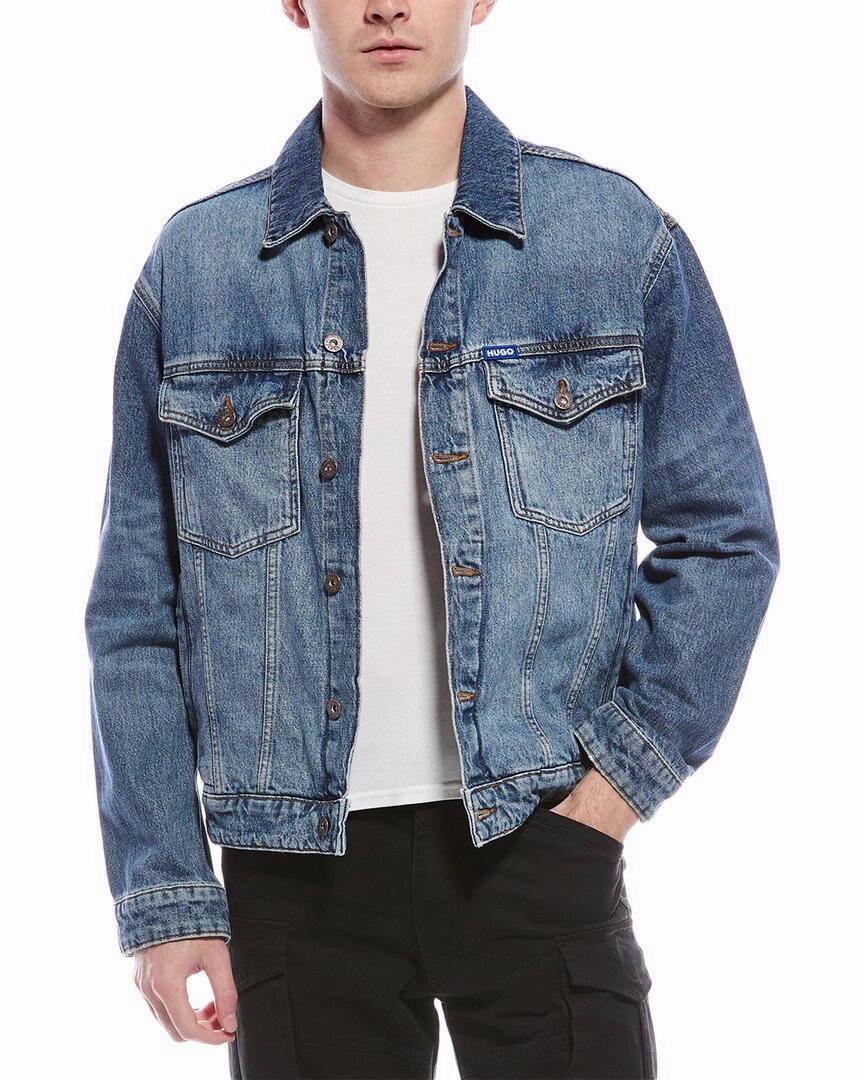 HUGO Hugo Boss Dex Denim Jacket Eco Conscious Denim Spring Mood Affordable