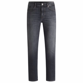 Slim-fit jeans in gray soft-touch denim Outfit Staple Casual Dressing