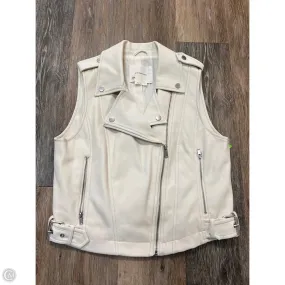 Vest Other By Anthropologie In Cream, Size: S Casual Blouse