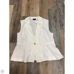 Multi Panel Design Quick Access Slit Vest Other By Lane Bryant In White, Size: 18