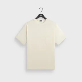 BiodegradableMaterial Classic Color Kith Pointelle Mesh Leonard Pocket Tee - Sandrift